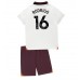 Billige Manchester City Rodri Hernandez #16 Børnetøj Udebanetrøje til baby 2023-24 Kortærmet (+ korte bukser)